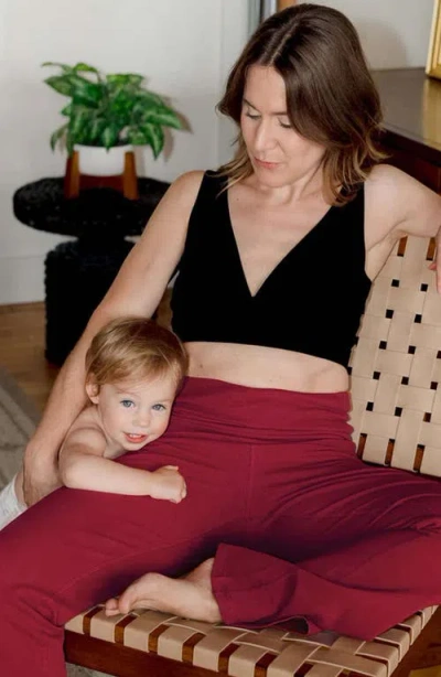 Of An Origin Postpartum, Maternity & Beyond Flex-fit Ribbed Flare Leggings