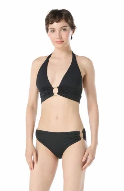 Carmen Marc Valvo Halter Bikini Top