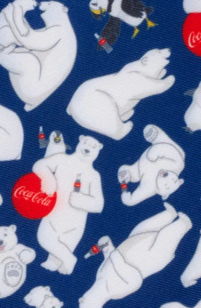 Cufflinks, Inc . Coca-cola® Polar Bear Navy Blue Tie