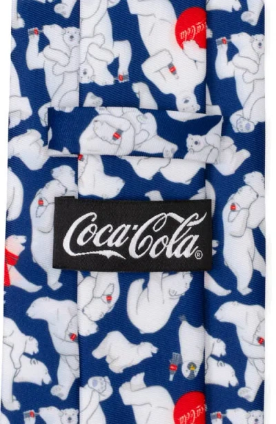 Cufflinks, Inc . Coca-cola® Polar Bear Navy Blue Tie