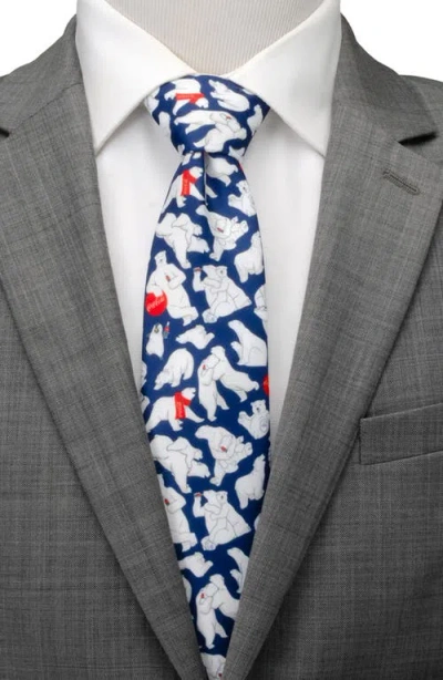 Cufflinks, Inc . Coca-cola® Polar Bear Navy Blue Tie
