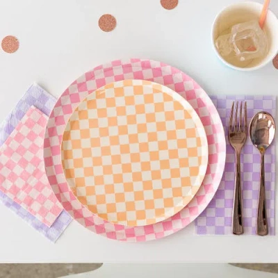 Jollity & Co Checkered Guest Napkins
