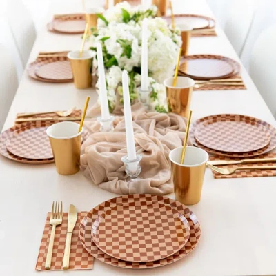 Jollity & Co Checkered Guest Napkins