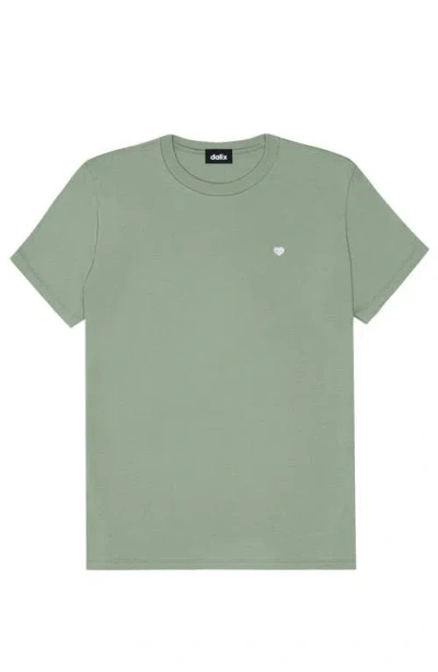DALIX DALIX WOMENS LIL HEART JERSEY RELAXED TEE 