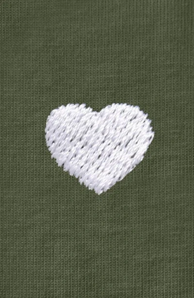Dalix Womens Lil Heart Jersey Relaxed Tee