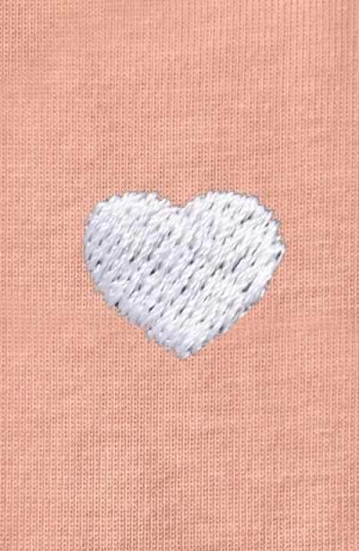 Dalix Womens Lil Heart Jersey Relaxed Tee