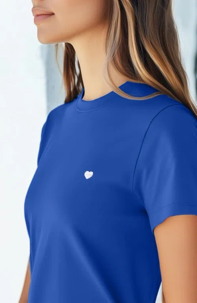 Dalix Womens Lil Heart Jersey Relaxed Tee