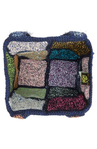 Waste Yarn Project Marie Square One Of A Kind Crochet Tote