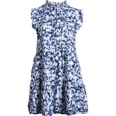 Caslonr Caslon(r) Ruffle Duo Cotton Gauze Dress