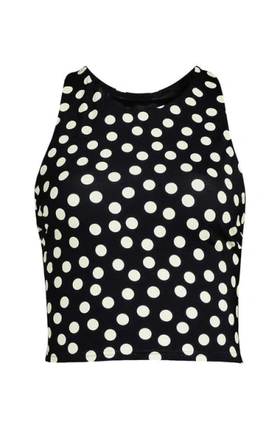 Lands' End Plus Size High Neck Racerback Tankini Top