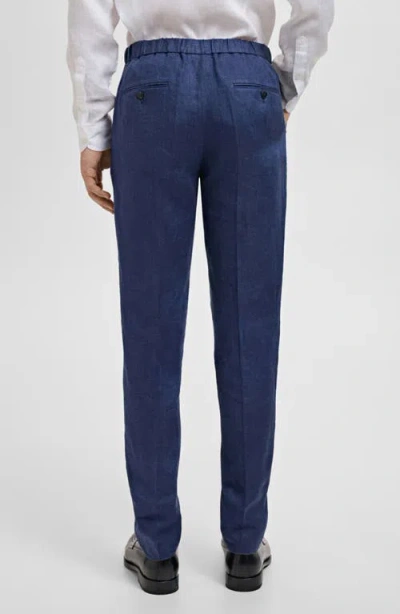 Mango Slarerni Slim Fit Linen Pants