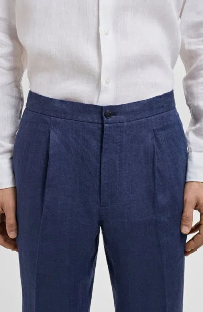 Mango Slarerni Slim Fit Linen Pants