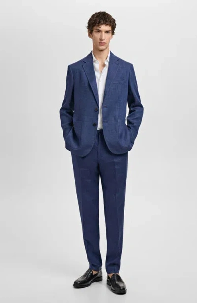 Mango Slarerni Slim Fit Linen Pants