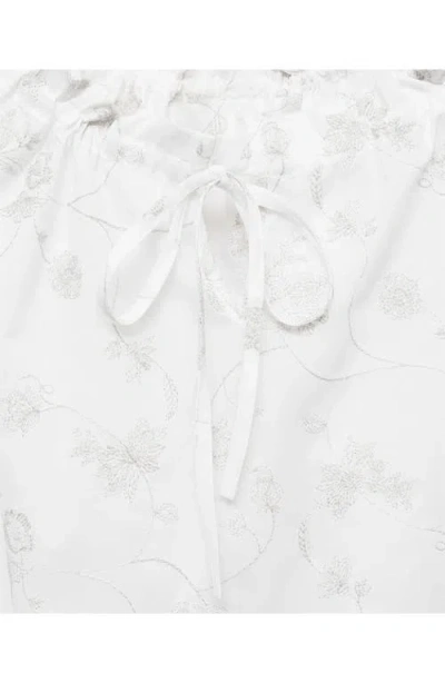 Mango Floral Embroidered Cotton Nightgown