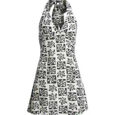 Billabong Sunny Sometimes Halter Minidress