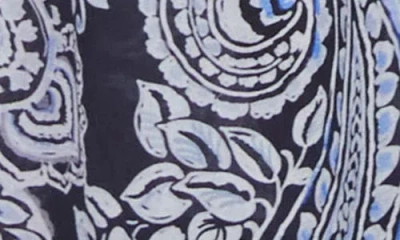 Karen Kane Paisley Print High Waist Wide Leg Pants