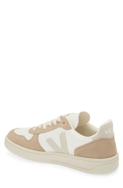 Veja V-10 Chrome-free Leather Sneakers