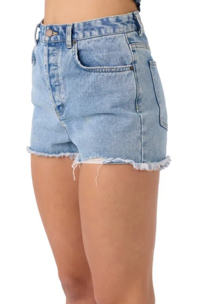 O'neill Lanisa Fray Hem Denim Shorts