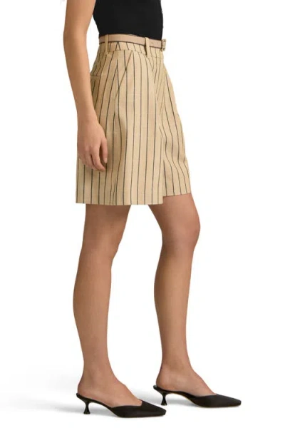Favorite Daughter The Weekend Stripe Cotton Blend Shorts