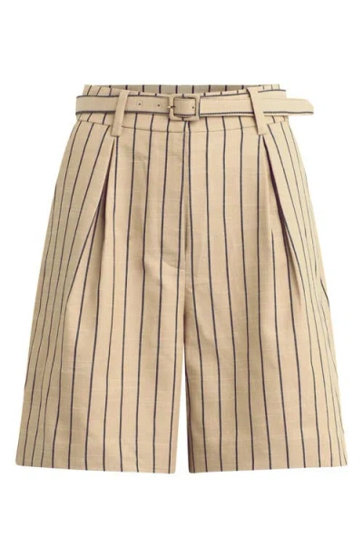 Favorite Daughter The Weekend Stripe Cotton Blend Shorts