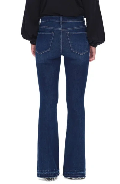 Bayeas Split Hem Mid Rise Flare Jeans