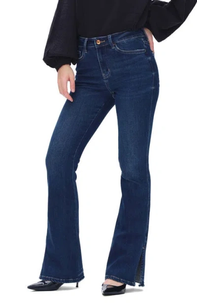 Bayeas Split Hem Mid Rise Flare Jeans