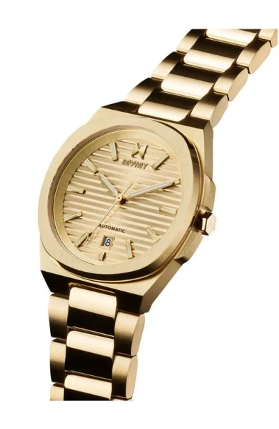 Mvmt Men's Odyssey Ii Automatic Gold Tone Stainless Steel Bracelet Watch, 40mm