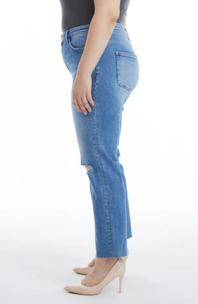 Bayeas Distressed Slim Straight Leg Jeans