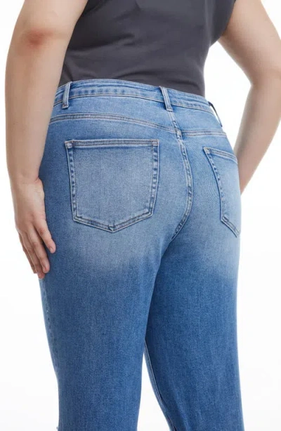 Bayeas Distressed Slim Straight Leg Jeans