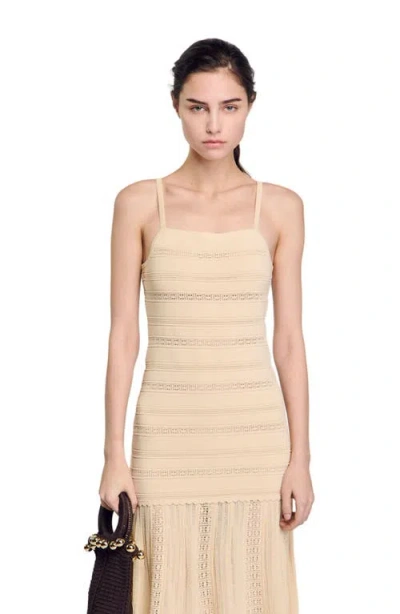 Sandro Knit Maxi Dress