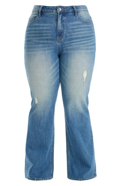 Bayeas High Waist Bootcut Jeans