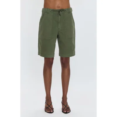 Pistola Etta Curved Shorts In Meadow