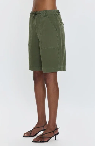 Pistola Etta Curved Shorts In Meadow