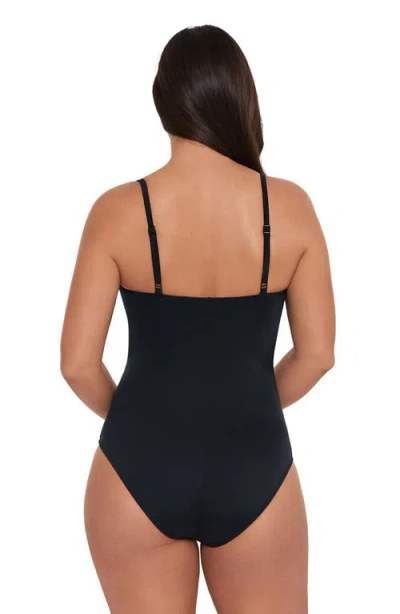 S3 Classic Shirred Front One Piece Swimsuit
