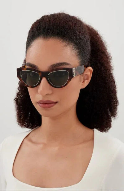 Saint Laurent Sl M94 52mm Cat Eye Sunglasses