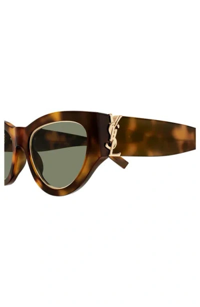 Saint Laurent Sl M94 52mm Cat Eye Sunglasses