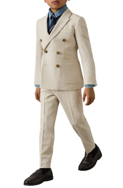 Reiss Kids' Belmont Flat Front Dress Pants