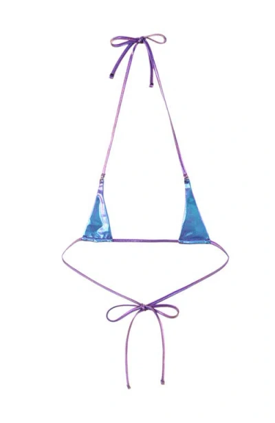 Lechery ® Lustrous Micro Triangle Bikini Top