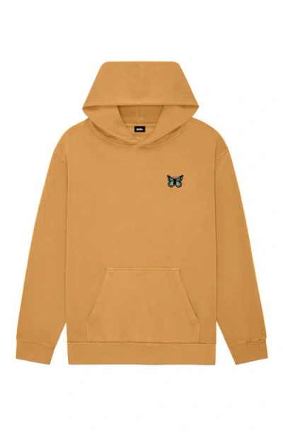 Dalix Womens Butterfly Midweight Fleece Relaxed Hooded Sweatshirt