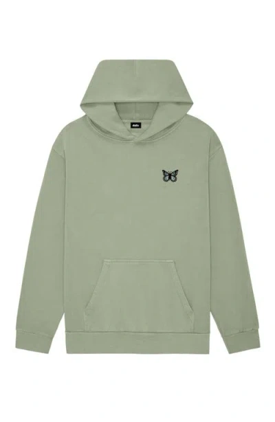 Dalix Womens Butterfly Midweight Fleece Relaxed Hooded Sweatshirt
