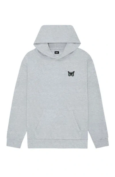 Dalix Womens Butterfly Midweight Fleece Relaxed Hooded Sweatshirt
