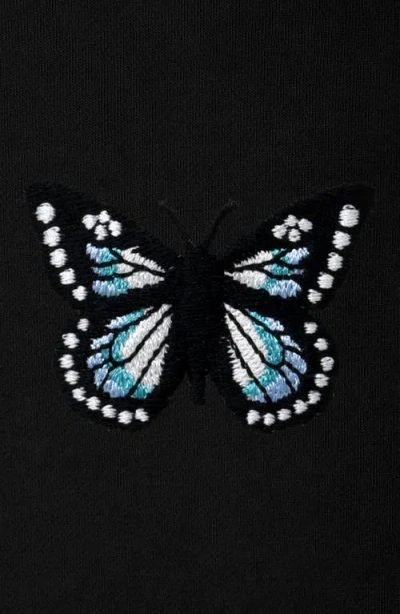 Dalix Womens Butterfly Midweight Fleece Relaxed Hooded Sweatshirt