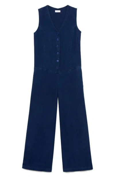 Mango Chambray Maternity Jumpsuit