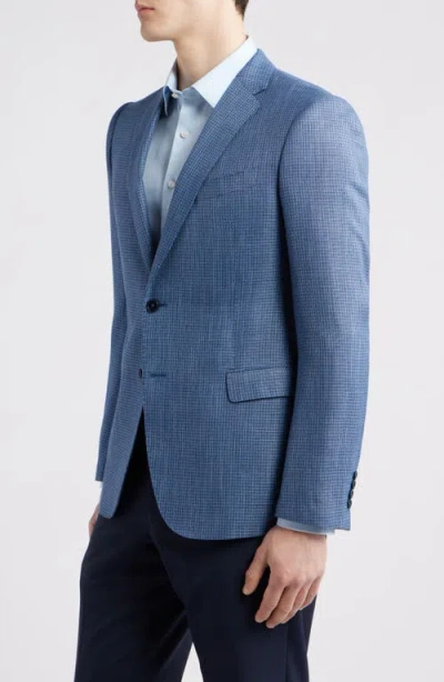 Emporio Armani Textured Microcheck Blazer