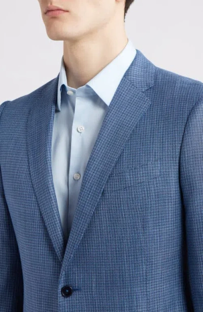 Emporio Armani Textured Microcheck Blazer