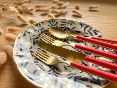 Mepra Fantasia Ice Gold Flatware  Set