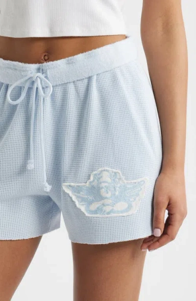Boys Lie Aura Let Love Guide My Way Graphic Sweat Shorts
