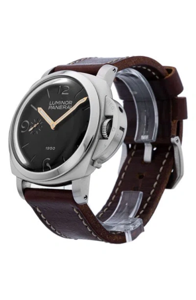 Watchfinder & Co. Panerai  Luminor 1950 Leather Strap Watch, 47mm
