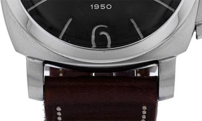 Watchfinder & Co. Panerai  Luminor 1950 Leather Strap Watch, 47mm