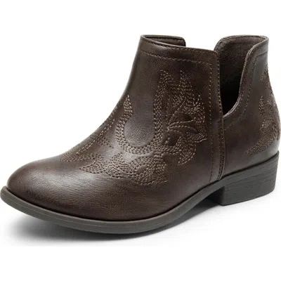 Dream Pairs Kids' Western Boot In Brown